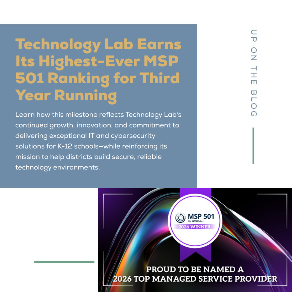 Technology Lab Earns Its Highest-Ever MSP 501 Ranking for Third Year Running